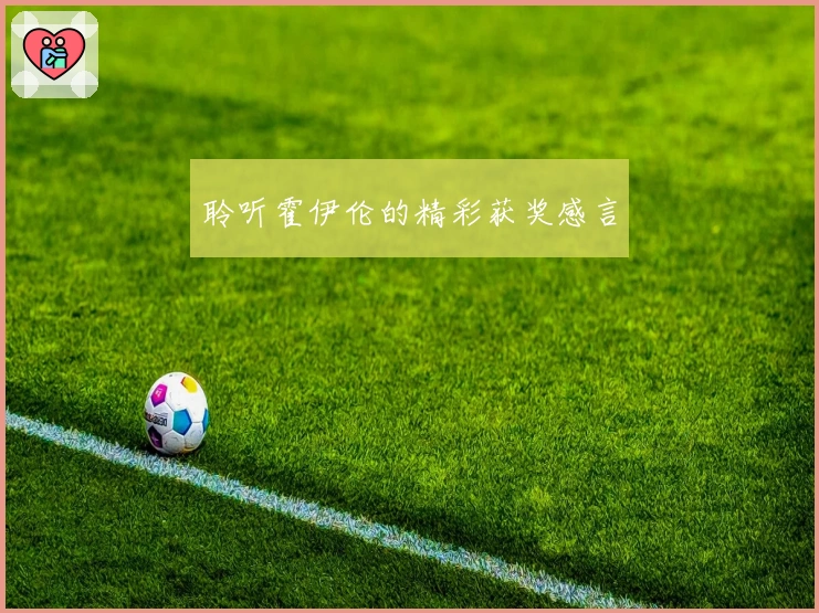 聆听霍伊伦的精彩获奖感言